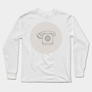 Retro Vintage Phone Long Sleeve T-Shirt